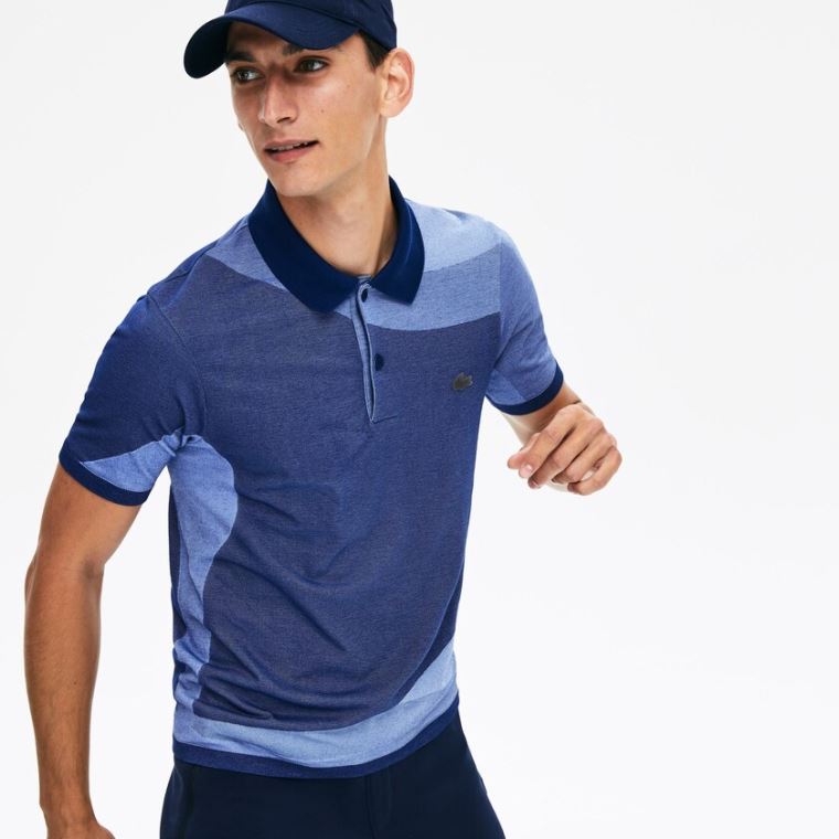 Lacoste Motion Ergonomic Polo Shirt Azul Marinho Azuis Roxo | rXVATLqL