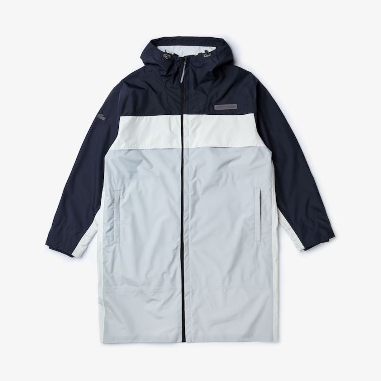 Lacoste Motion Packable Crease-Proof Parka Cinzentas Escuro Cinzentas | s2RxaiBe