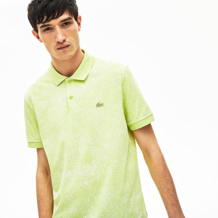 Lacoste Motion Premium Piqué Polo Shirt Amarelas | p44Ux2ei