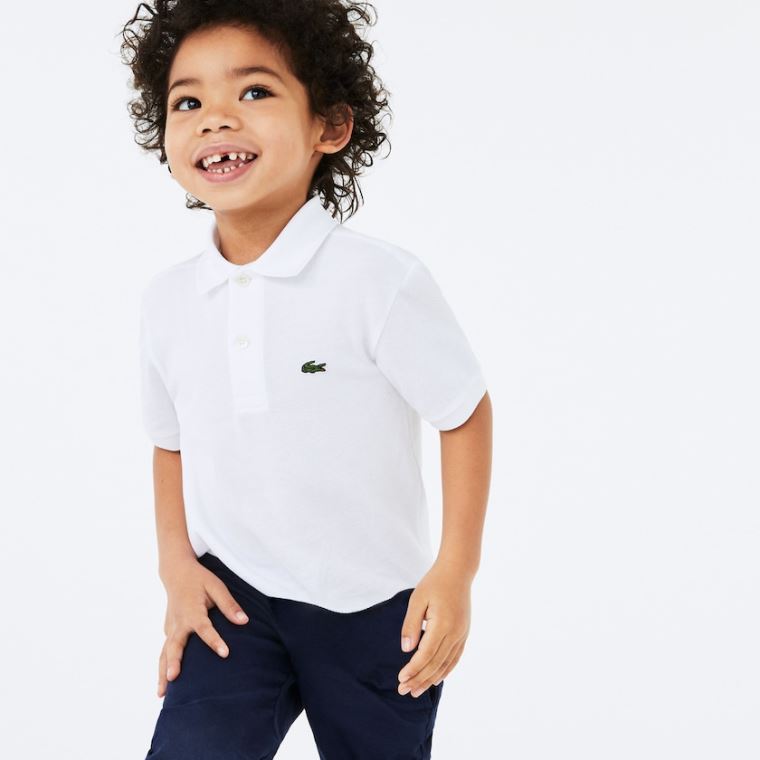 Lacoste Petit Piqué Polo Branco | pOGPM3ut