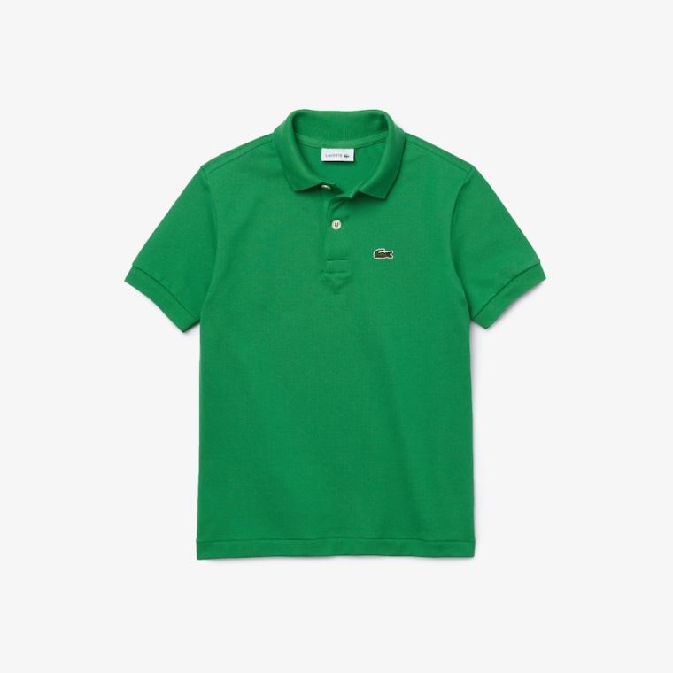 Lacoste Petit Piqué Polo Verdes | BB3Ji32S