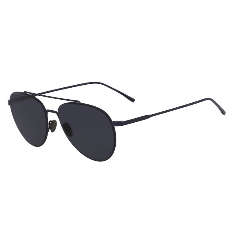 Lacoste Pilot Shape Metal Ultra-Thin Sunglasses Azuis | UYGyxY0p