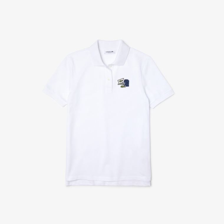 Lacoste Regular Fit Algodão Piqué Polo Shirt Branco | iqfuRx34