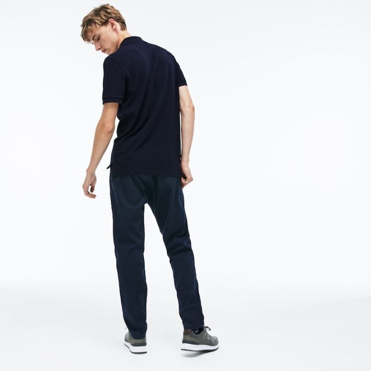 Lacoste Regular Fit LCST Lettering Petit Piqué Polo Azul Marinho Azuis | ZLVOn7xo