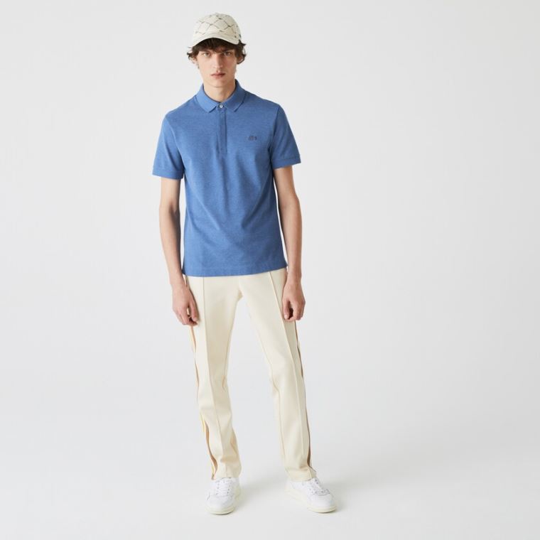 Lacoste Regular Fit Paris Polo Azuis | 7QH2wakA