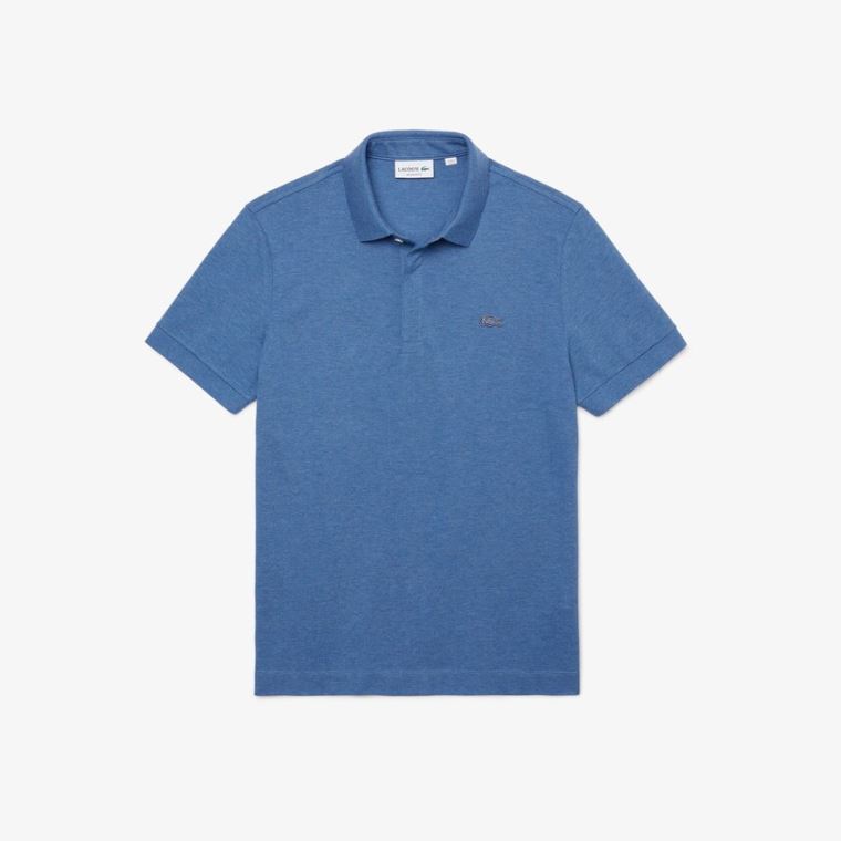 Lacoste Regular Fit Paris Polo Azuis | 7QH2wakA