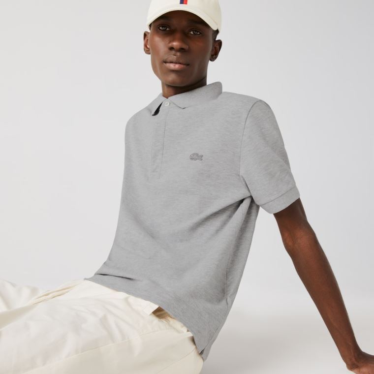 Lacoste Regular Fit Paris Polo Cinzentas | mp2LB5im