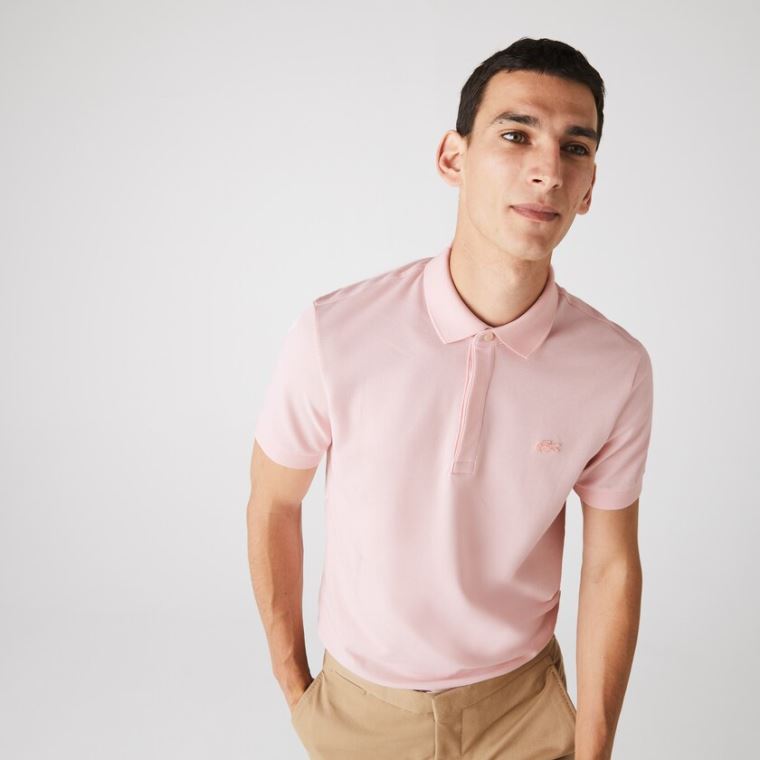 Lacoste Regular Fit Paris Polo Luz Rosa | kkUdFWID