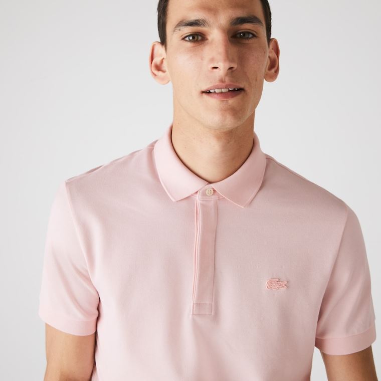 Lacoste Regular Fit Paris Polo Luz Rosa | kkUdFWID