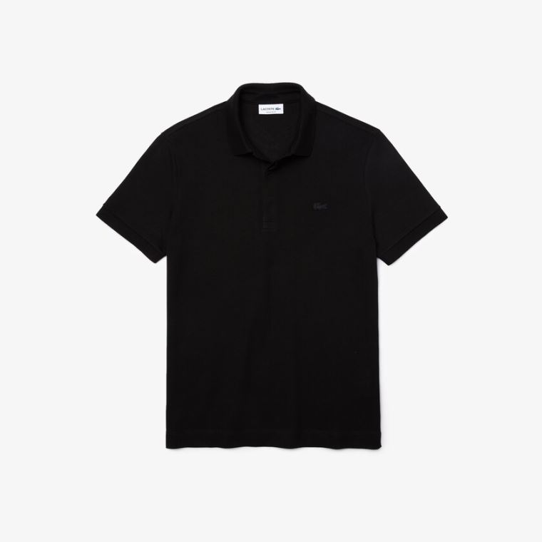 Lacoste Regular Fit Paris Polo Pretas | nQttaPaN