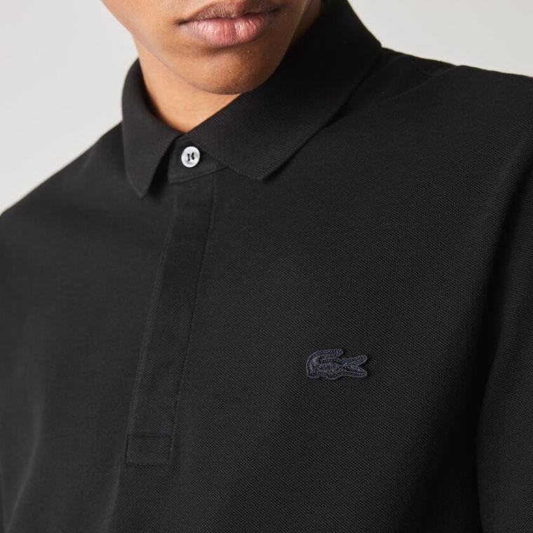 Lacoste Regular Fit Paris Polo Pretas | nQttaPaN