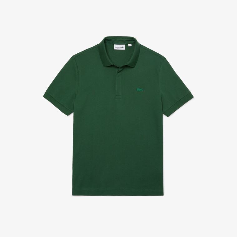 Lacoste Regular Fit Paris Polo Verdes | Rm9nwISd