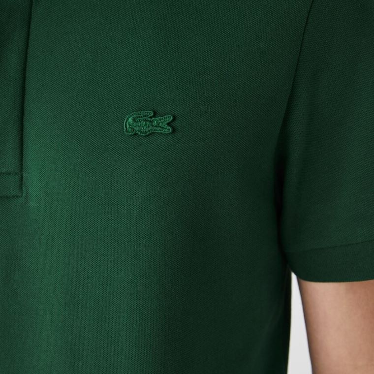 Lacoste Regular Fit Paris Polo Verdes | Rm9nwISd