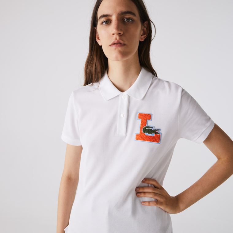 Lacoste Regular Fit Soft Algodão Piqué Polo Shirt Branco | 7ym9Y7Gw