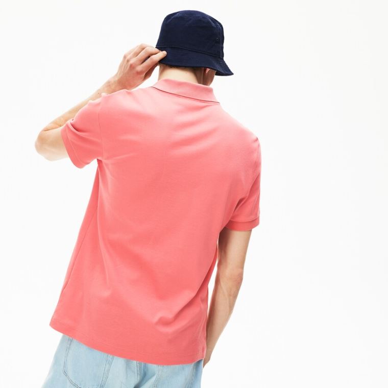 Lacoste Regular Fit Soft Algodão Polo Rosa | ltePuUQf