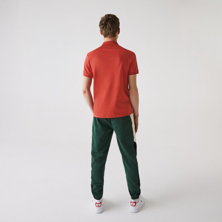 Lacoste Regular Fit Soft Algodão Polo Vermelhas | oO4xqsmB