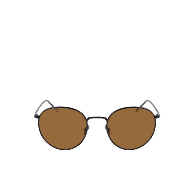 Lacoste Round Metal Ultra-Thin Sunglasses Pretas | K1JfQcyf