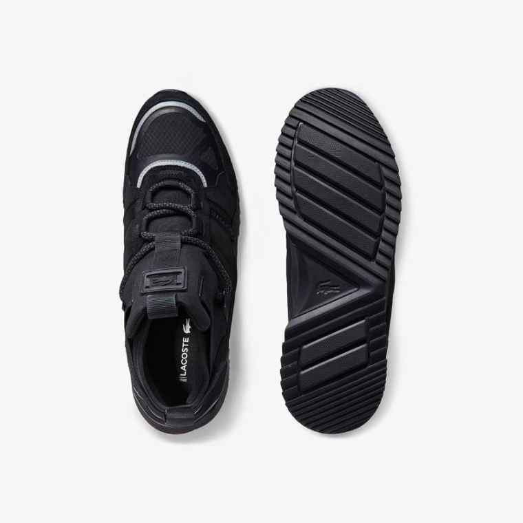 Lacoste Run Breaker Camurça and Texteis Sneakers Pretas Pretas | tdguvMsq