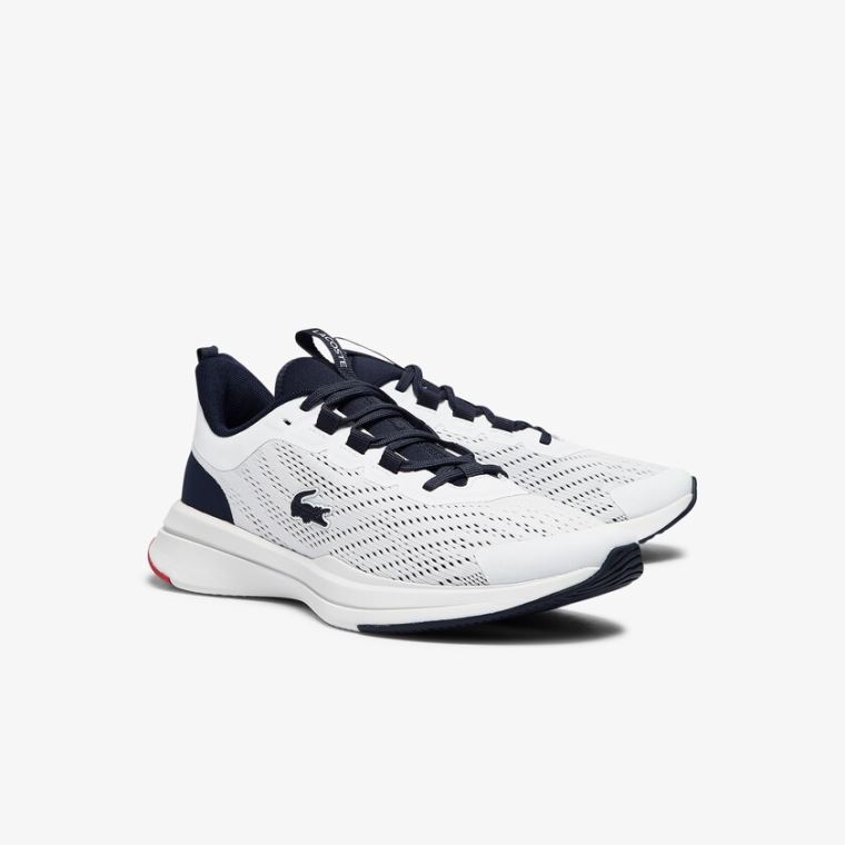 Lacoste Run Spin Texteis Sneakers Branco Azul Marinho | 2hgowxHr