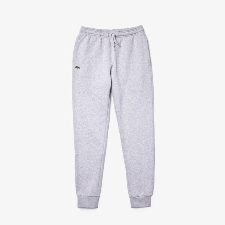 Lacoste SPORT Fleece Tenis Sweatpants Cinzentas | vDgAen3S