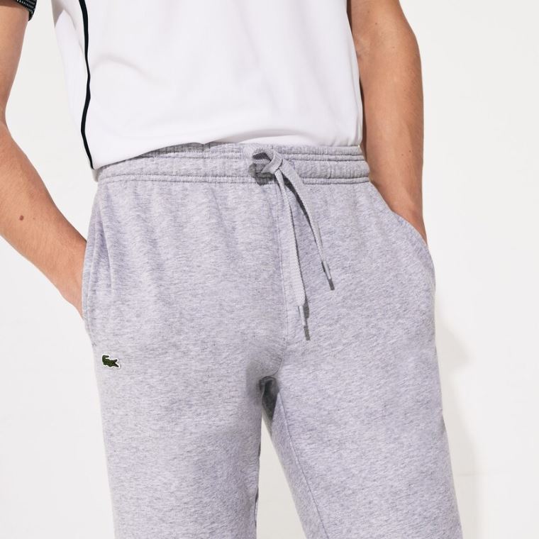 Lacoste SPORT Fleece Tenis Sweatpants Cinzentas | vDgAen3S