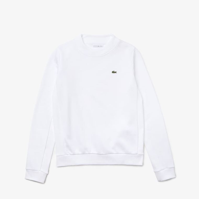 Lacoste SPORT Fleece Tenis Sweatshirt Branco | 7Wj44l3U