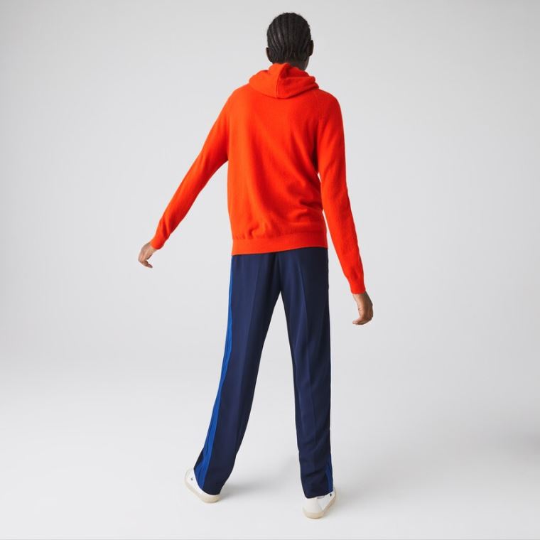 Lacoste SPORT Recycled Cashmere Zip Moletom Vermelhas | clq0zBxB