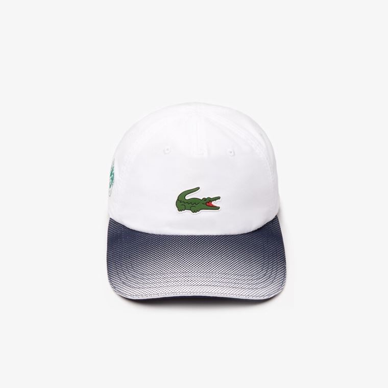 Lacoste SPORT Roland Garros Ombré Cap Branco Azul Marinho Azuis | o3s0fYki