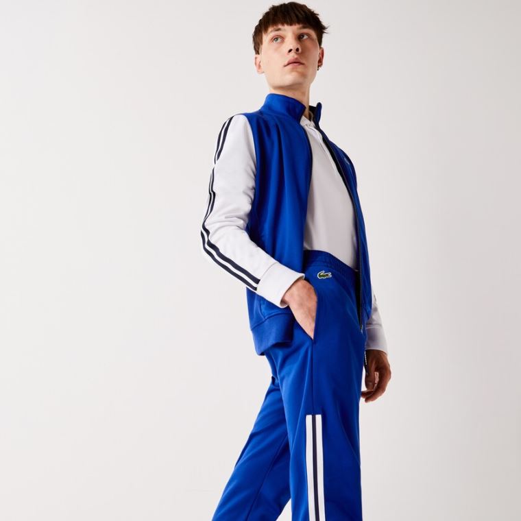 Lacoste SPORT Run-resistant Jogging Pants Azuis | sIXhteaA