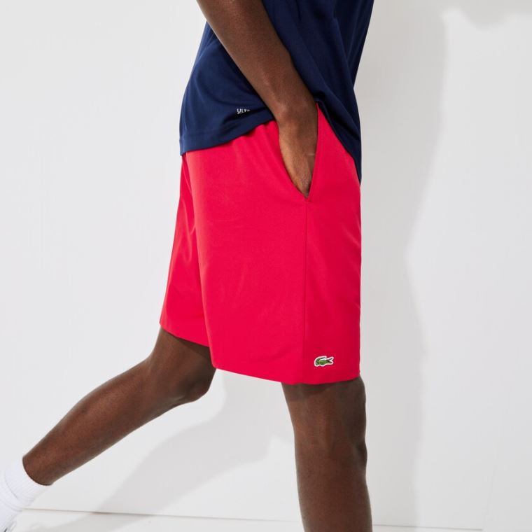 Lacoste SPORT Tenis Shorts Vermelhas | nJHDXexb