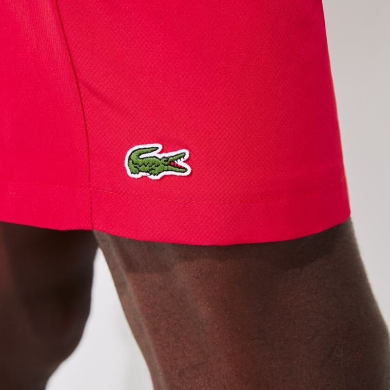 Lacoste SPORT Tenis Shorts Vermelhas | nJHDXexb