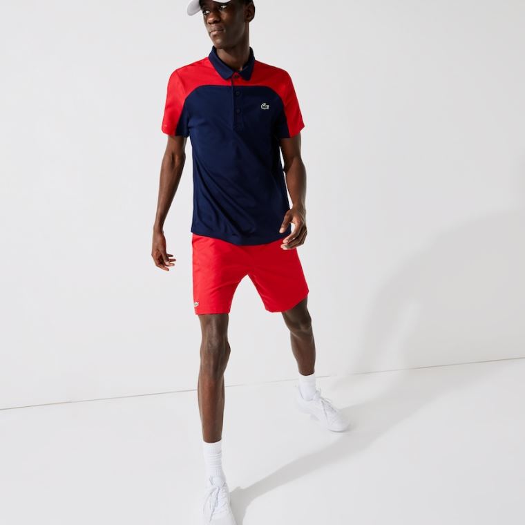 Lacoste SPORT Tenis Shorts Vermelhas | nJHDXexb