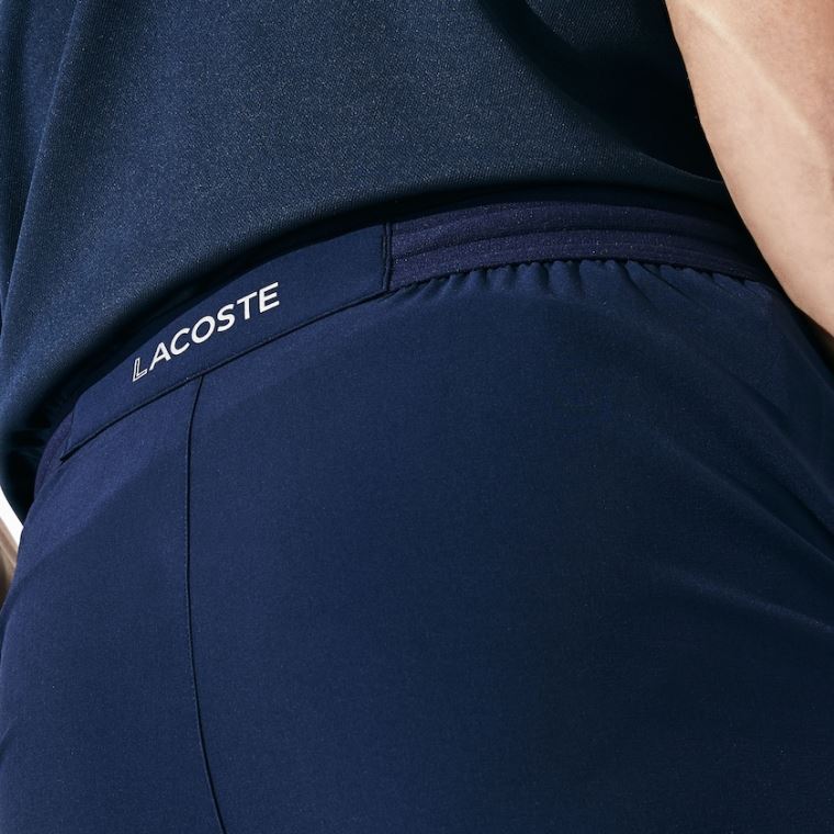 Lacoste SPORT Tenis Stretch Shorts Azul Marinho Azuis | l8d3ZXEm