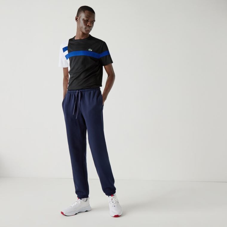 Lacoste SPORT Tenis trackpants in fleece Azul Marinho Azuis | J3XHKRUN