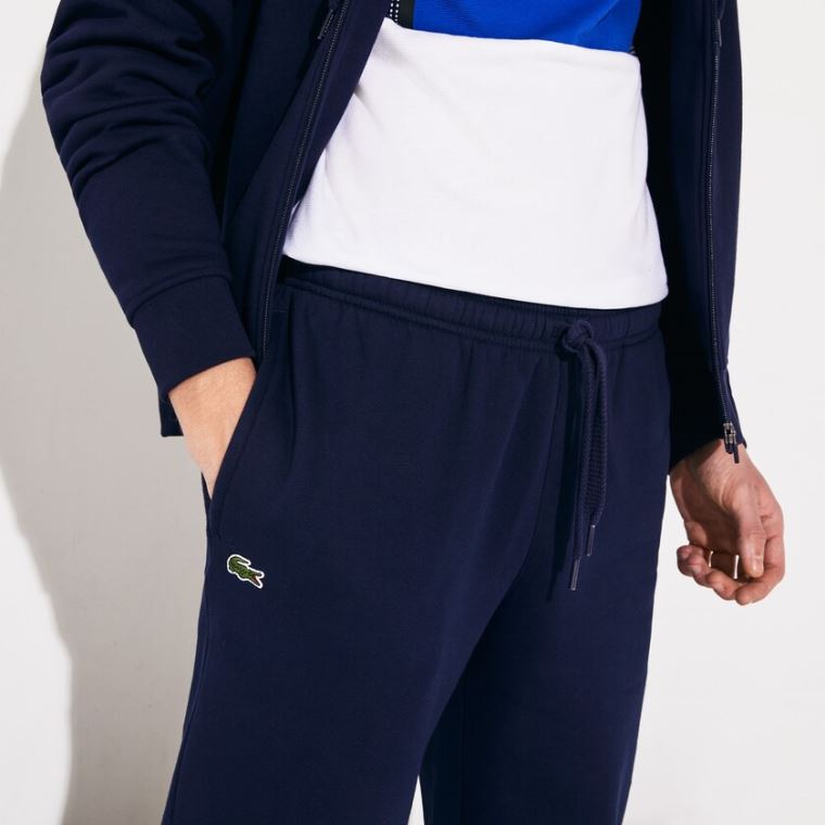 Lacoste SPORT Tenis trackpants in fleece Azul Marinho Azuis | J3XHKRUN