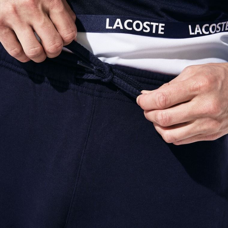 Lacoste SPORT Tenis trackpants in fleece Azul Marinho Azuis | J3XHKRUN