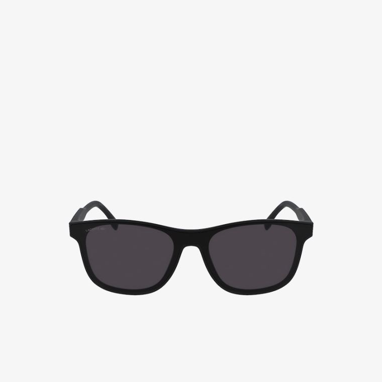 Lacoste Shield Plastic L.12.12 Sunglasses Pretas | Gmd7CNHH