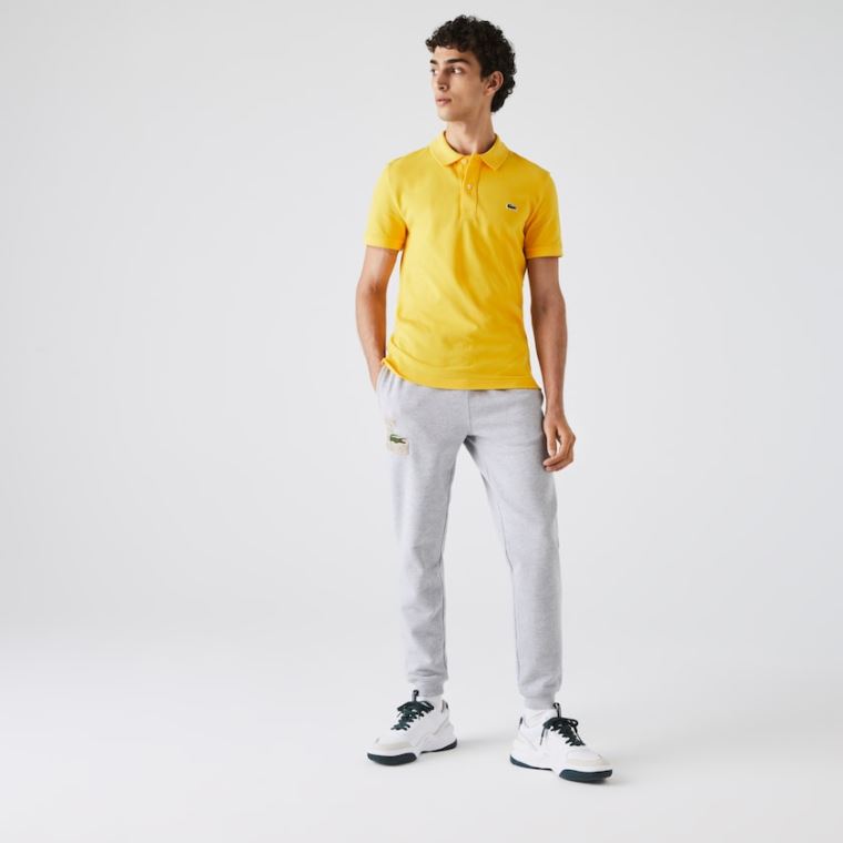 Lacoste Slim Fit Polo in Petit Piqué Amarelas | YRDx6SAz