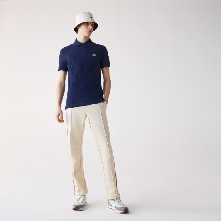 Lacoste Slim Fit Polo in Petit Piqué Azuis | 7I2xZHUf