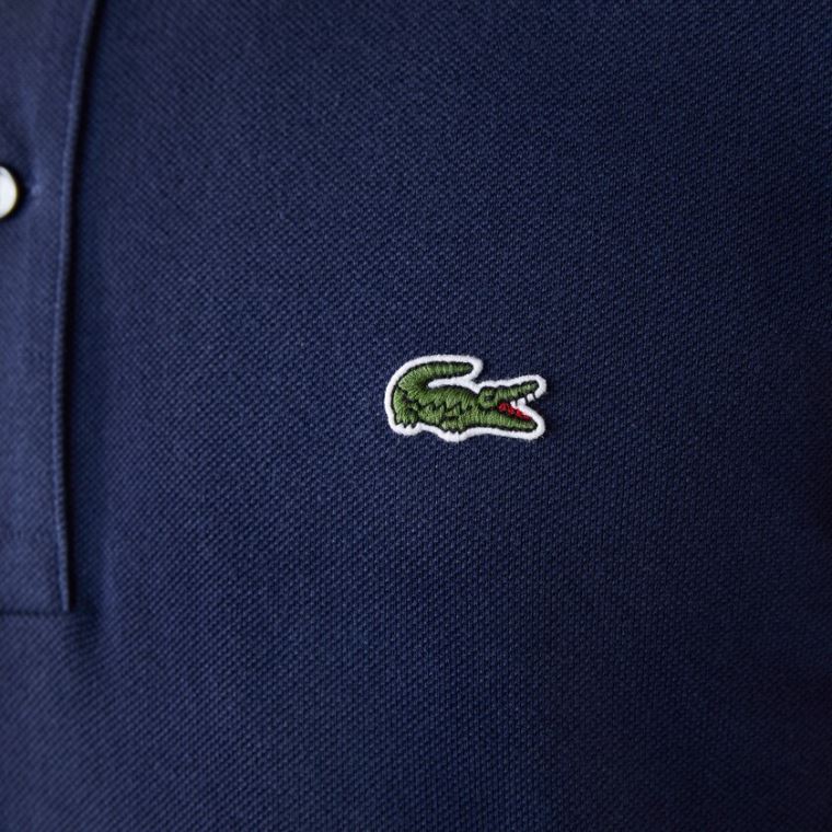 Lacoste Slim Fit Polo in Petit Piqué Azuis | 7I2xZHUf