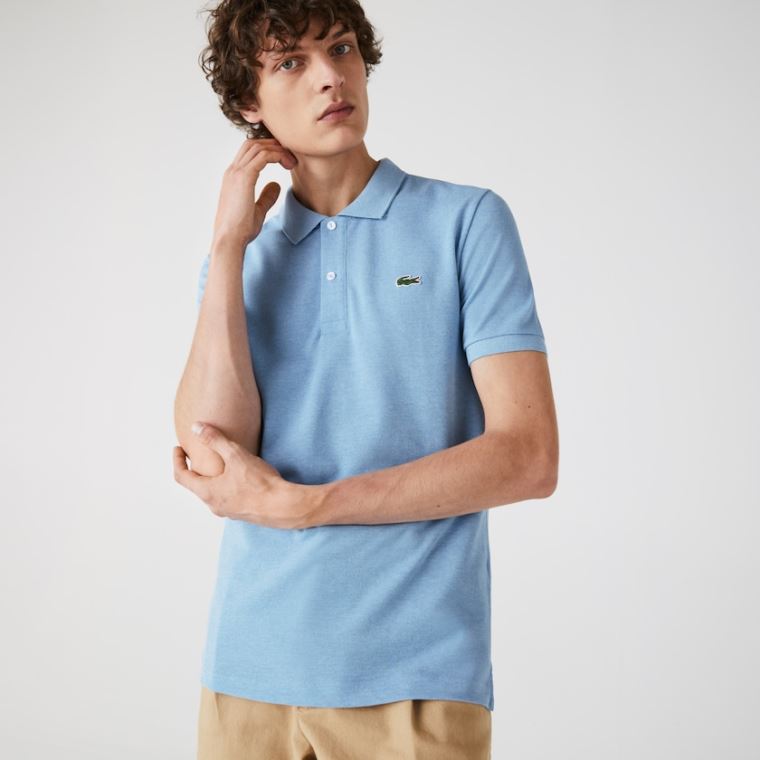 Lacoste Slim Fit Polo in Petit Piqué Azuis | JX6wo5hk