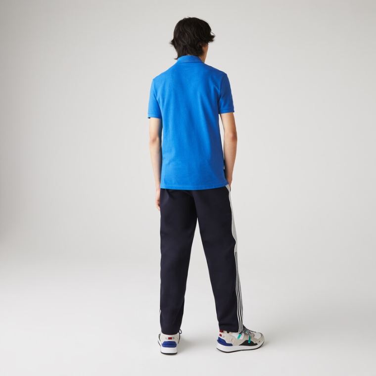 Lacoste Slim Fit Polo in Petit Piqué Azuis | caDYPojb