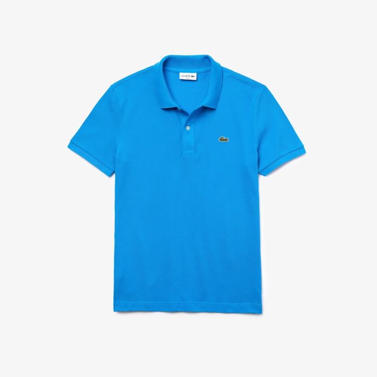 Lacoste Slim Fit Polo in Petit Piqué Azuis | ebKM2IPj