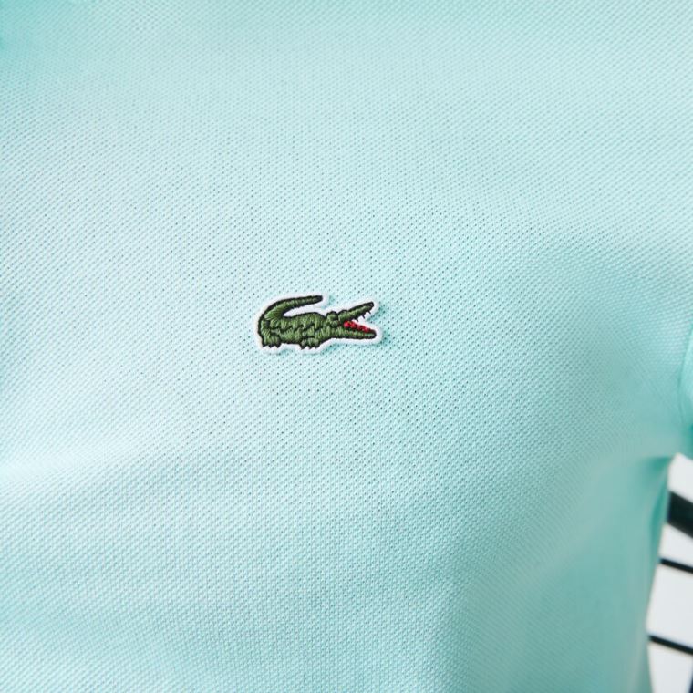 Lacoste Slim Fit Polo in Petit Piqué Turquesa | aHe56anf