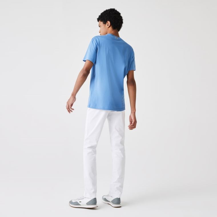 Lacoste Slim Fit Stretch Gabardine Chino Pants Branco | bZMKHRZI