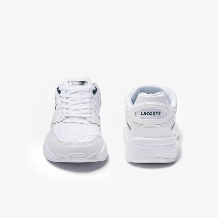 Lacoste Storm 96 LO Texteis and Couro Sneakers Branco | ehsmmSqs