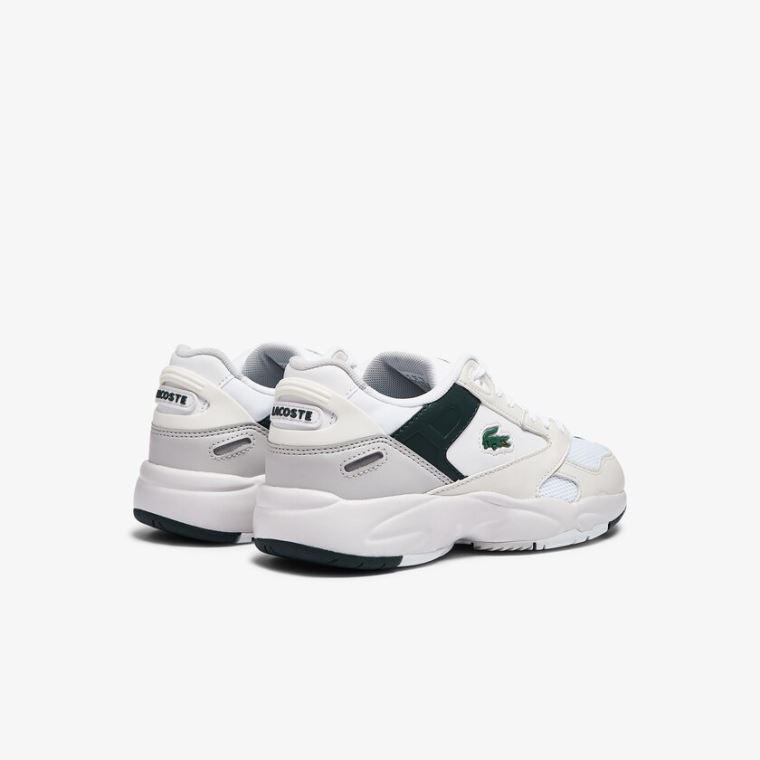 Lacoste Storm 96 Lo Sintético and Couro Sneakers Branco | ZqoFuN2P