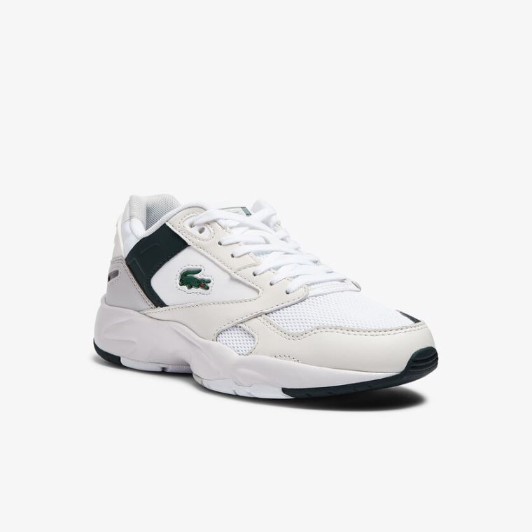 Lacoste Storm 96 Lo Sintético and Couro Sneakers Branco | ZqoFuN2P