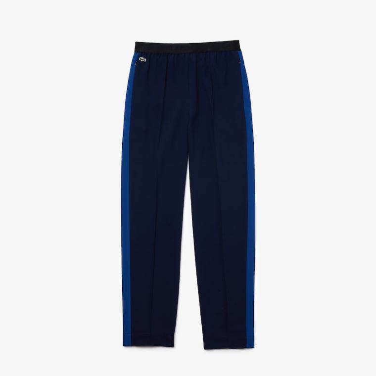 Lacoste Twill Flared Pants Azul Marinho Azuis Azuis | RsrZru0T