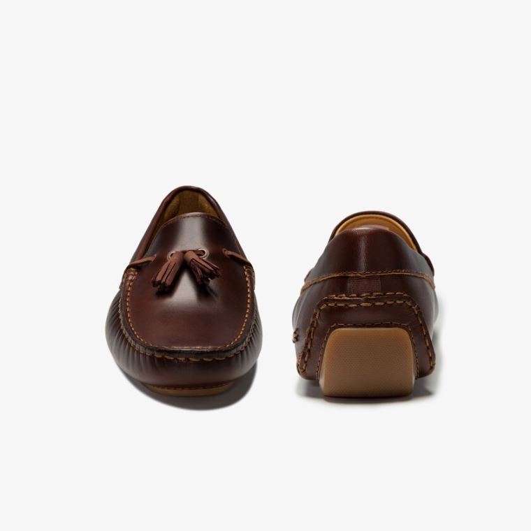 Lacoste Vestidos Piloter Tassel Loafer Marrom Marrom | 8I8lwZhl